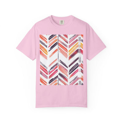 Colorful Patterned Unisex T-Shirt, Stylish Casual Tee, Gift for Her, Summer Wear, Boho Tees, Trendy Everyday Shirt