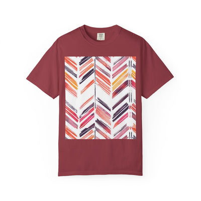 Colorful Patterned Unisex T-Shirt, Stylish Casual Tee, Gift for Her, Summer Wear, Boho Tees, Trendy Everyday Shirt