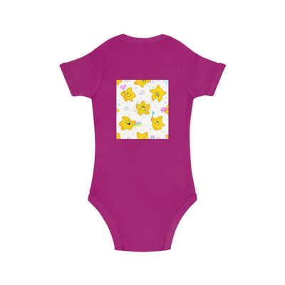 Adorable Starry Baby Bodysuit | Cute Infants' Outfit for Baby Showers, Birthdays, Playdates, Newborn Gifts, Festivals