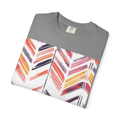 Colorful Patterned Unisex T-Shirt, Stylish Casual Tee, Gift for Her, Summer Wear, Boho Tees, Trendy Everyday Shirt