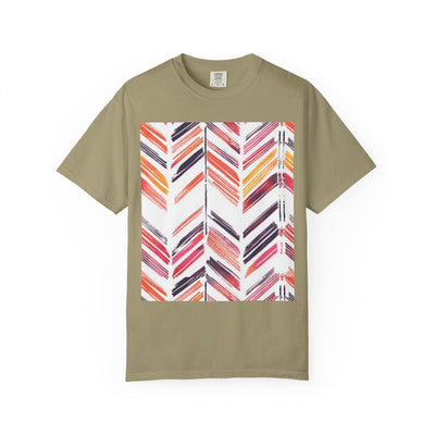 Colorful Patterned Unisex T-Shirt, Stylish Casual Tee, Gift for Her, Summer Wear, Boho Tees, Trendy Everyday Shirt