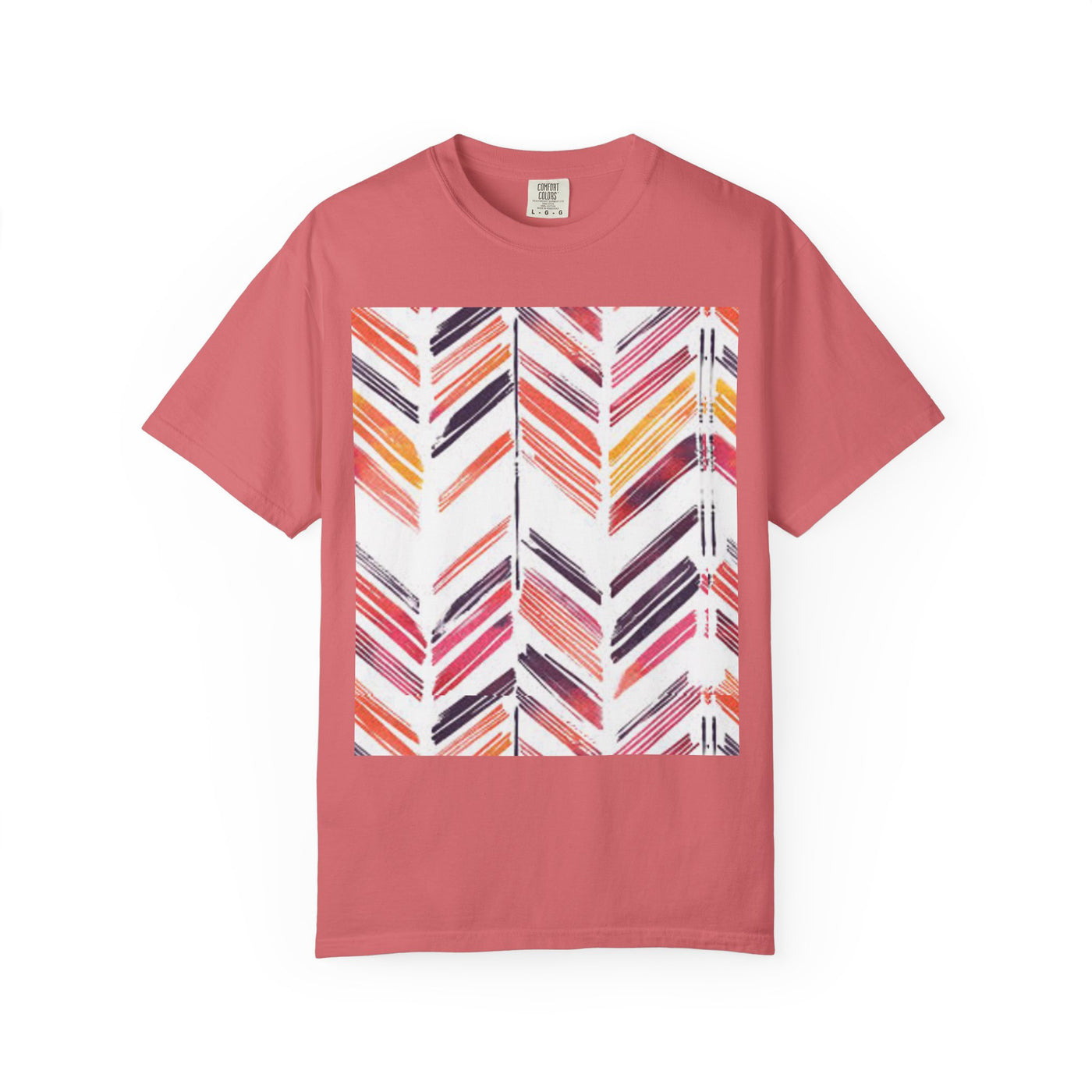 Colorful Patterned Unisex T-Shirt, Stylish Casual Tee, Gift for Her, Summer Wear, Boho Tees, Trendy Everyday Shirt