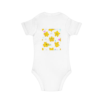 Adorable Starry Baby Bodysuit | Cute Infants' Outfit for Baby Showers, Birthdays, Playdates, Newborn Gifts, Festivals
