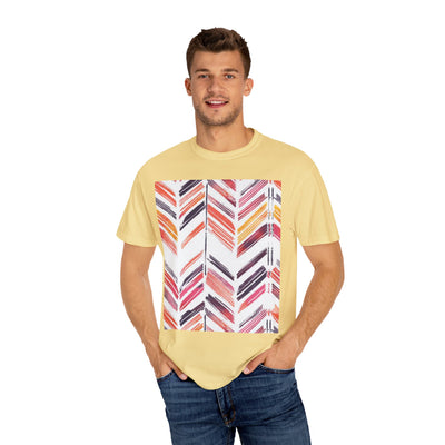 Colorful Patterned Unisex T-Shirt, Stylish Casual Tee, Gift for Her, Summer Wear, Boho Tees, Trendy Everyday Shirt