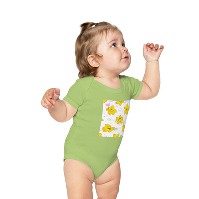 Adorable Starry Baby Bodysuit | Cute Infants' Outfit for Baby Showers, Birthdays, Playdates, Newborn Gifts, Festivals