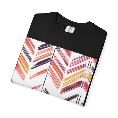 Colorful Patterned Unisex T-Shirt, Stylish Casual Tee, Gift for Her, Summer Wear, Boho Tees, Trendy Everyday Shirt