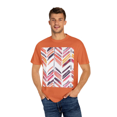 Colorful Patterned Unisex T-Shirt, Stylish Casual Tee, Gift for Her, Summer Wear, Boho Tees, Trendy Everyday Shirt