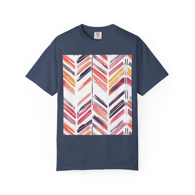 Colorful Patterned Unisex T-Shirt, Stylish Casual Tee, Gift for Her, Summer Wear, Boho Tees, Trendy Everyday Shirt