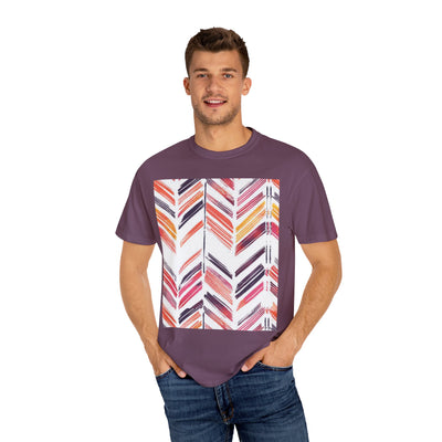 Colorful Patterned Unisex T-Shirt, Stylish Casual Tee, Gift for Her, Summer Wear, Boho Tees, Trendy Everyday Shirt
