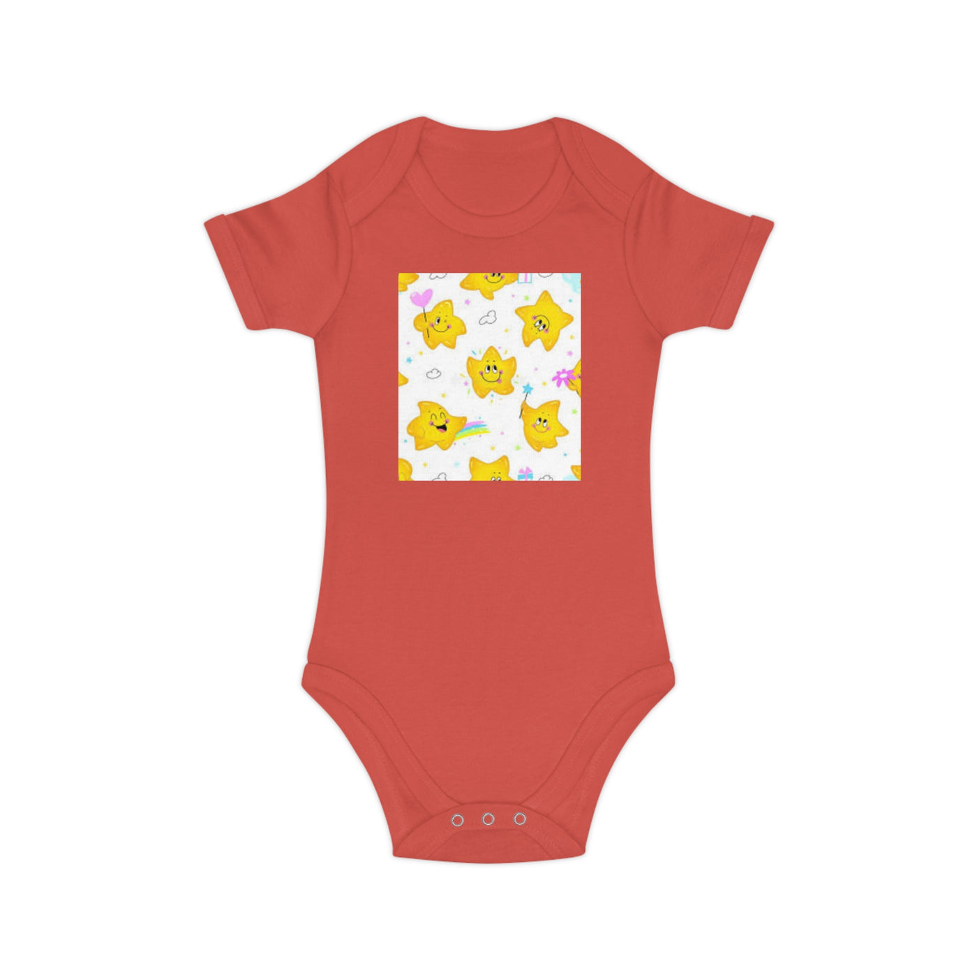 Adorable Starry Baby Bodysuit | Cute Infants' Outfit for Baby Showers, Birthdays, Playdates, Newborn Gifts, Festivals