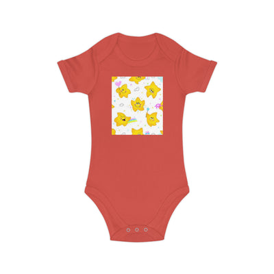 Adorable Starry Baby Bodysuit | Cute Infants' Outfit for Baby Showers, Birthdays, Playdates, Newborn Gifts, Festivals
