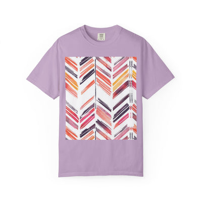 Colorful Patterned Unisex T-Shirt, Stylish Casual Tee, Gift for Her, Summer Wear, Boho Tees, Trendy Everyday Shirt