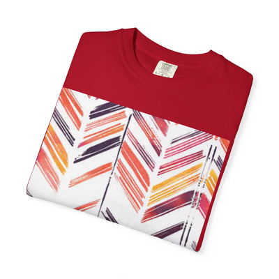 Colorful Patterned Unisex T-Shirt, Stylish Casual Tee, Gift for Her, Summer Wear, Boho Tees, Trendy Everyday Shirt