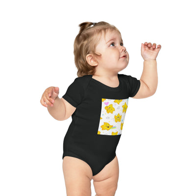 Adorable Starry Baby Bodysuit | Cute Infants' Outfit for Baby Showers, Birthdays, Playdates, Newborn Gifts, Festivals