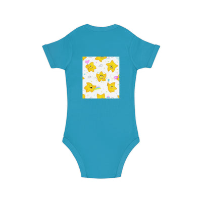 Adorable Starry Baby Bodysuit | Cute Infants' Outfit for Baby Showers, Birthdays, Playdates, Newborn Gifts, Festivals