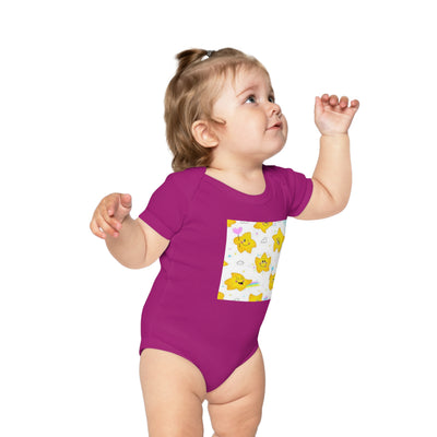 Adorable Starry Baby Bodysuit | Cute Infants' Outfit for Baby Showers, Birthdays, Playdates, Newborn Gifts, Festivals