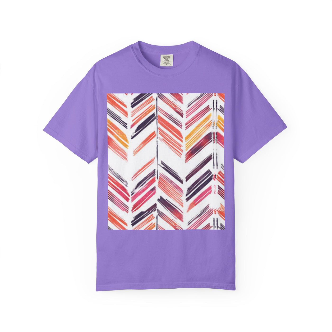 Colorful Patterned Unisex T-Shirt, Stylish Casual Tee, Gift for Her, Summer Wear, Boho Tees, Trendy Everyday Shirt
