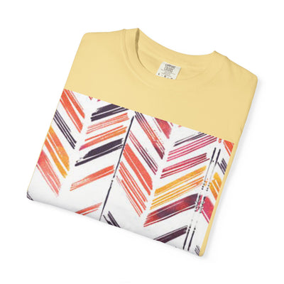 Colorful Patterned Unisex T-Shirt, Stylish Casual Tee, Gift for Her, Summer Wear, Boho Tees, Trendy Everyday Shirt