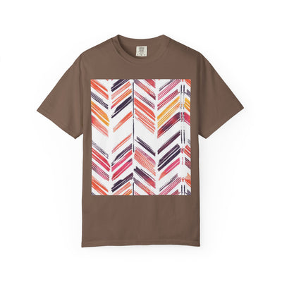 Colorful Patterned Unisex T-Shirt, Stylish Casual Tee, Gift for Her, Summer Wear, Boho Tees, Trendy Everyday Shirt