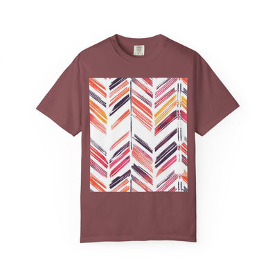 Colorful Patterned Unisex T-Shirt, Stylish Casual Tee, Gift for Her, Summer Wear, Boho Tees, Trendy Everyday Shirt