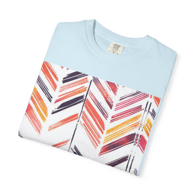 Colorful Patterned Unisex T-Shirt, Stylish Casual Tee, Gift for Her, Summer Wear, Boho Tees, Trendy Everyday Shirt