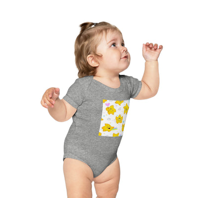 Adorable Starry Baby Bodysuit | Cute Infants' Outfit for Baby Showers, Birthdays, Playdates, Newborn Gifts, Festivals
