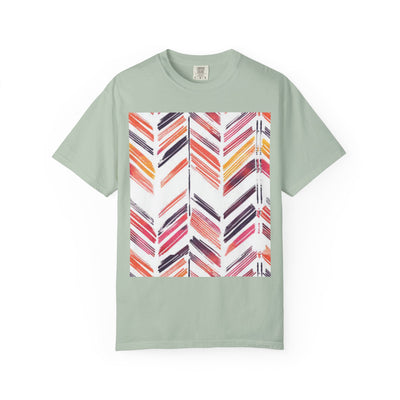 Colorful Patterned Unisex T-Shirt, Stylish Casual Tee, Gift for Her, Summer Wear, Boho Tees, Trendy Everyday Shirt