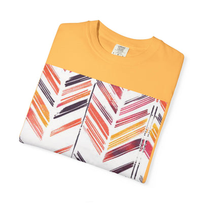 Colorful Patterned Unisex T-Shirt, Stylish Casual Tee, Gift for Her, Summer Wear, Boho Tees, Trendy Everyday Shirt