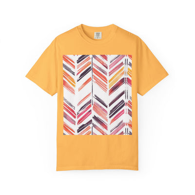 Colorful Patterned Unisex T-Shirt, Stylish Casual Tee, Gift for Her, Summer Wear, Boho Tees, Trendy Everyday Shirt
