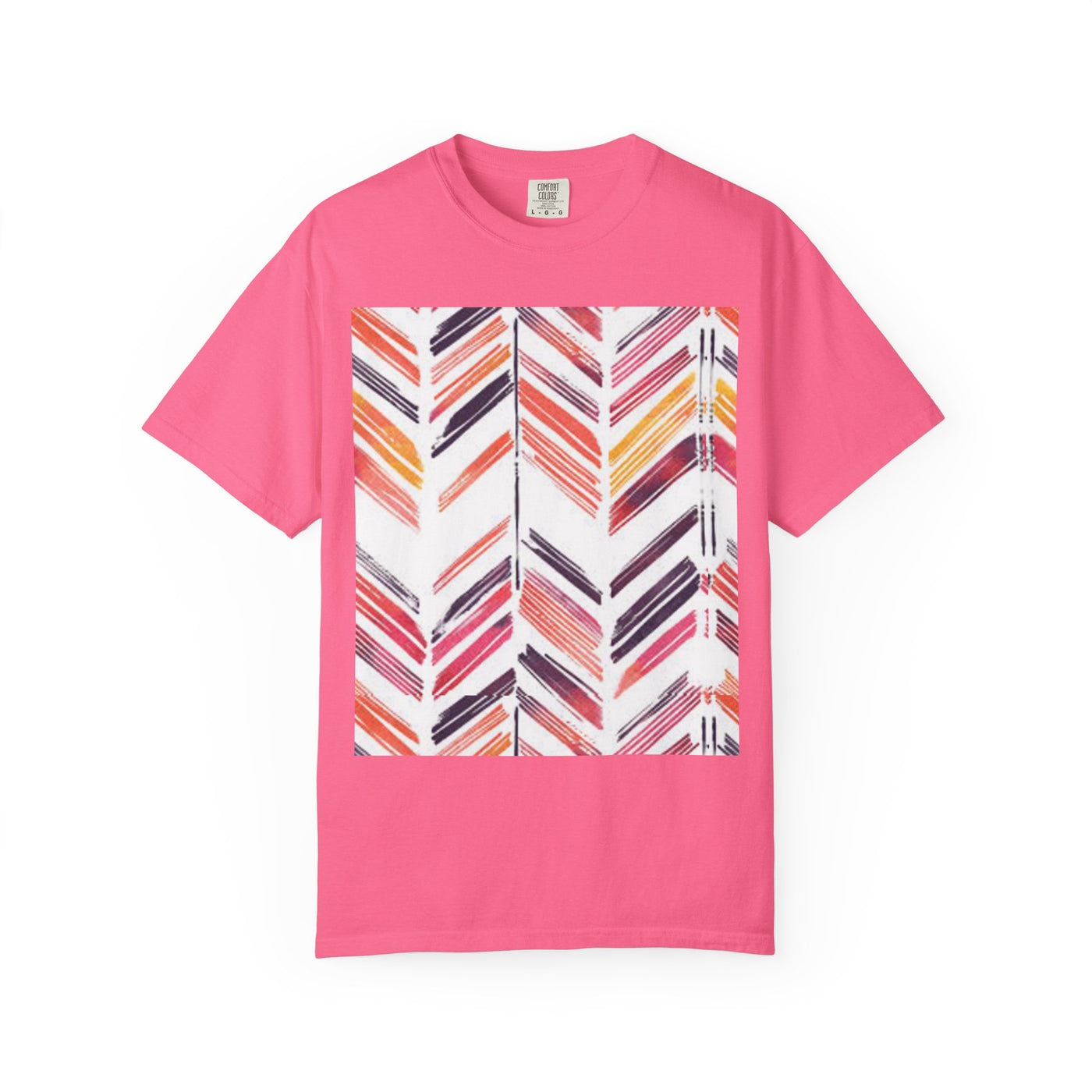 Colorful Patterned Unisex T-Shirt, Stylish Casual Tee, Gift for Her, Summer Wear, Boho Tees, Trendy Everyday Shirt