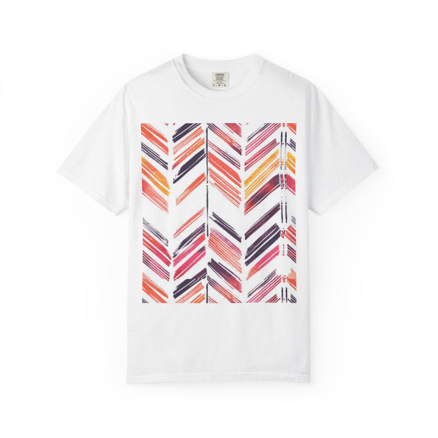 Colorful Patterned Unisex T-Shirt, Stylish Casual Tee, Gift for Her, Summer Wear, Boho Tees, Trendy Everyday Shirt