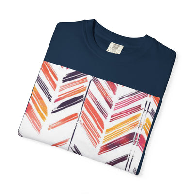 Colorful Patterned Unisex T-Shirt, Stylish Casual Tee, Gift for Her, Summer Wear, Boho Tees, Trendy Everyday Shirt