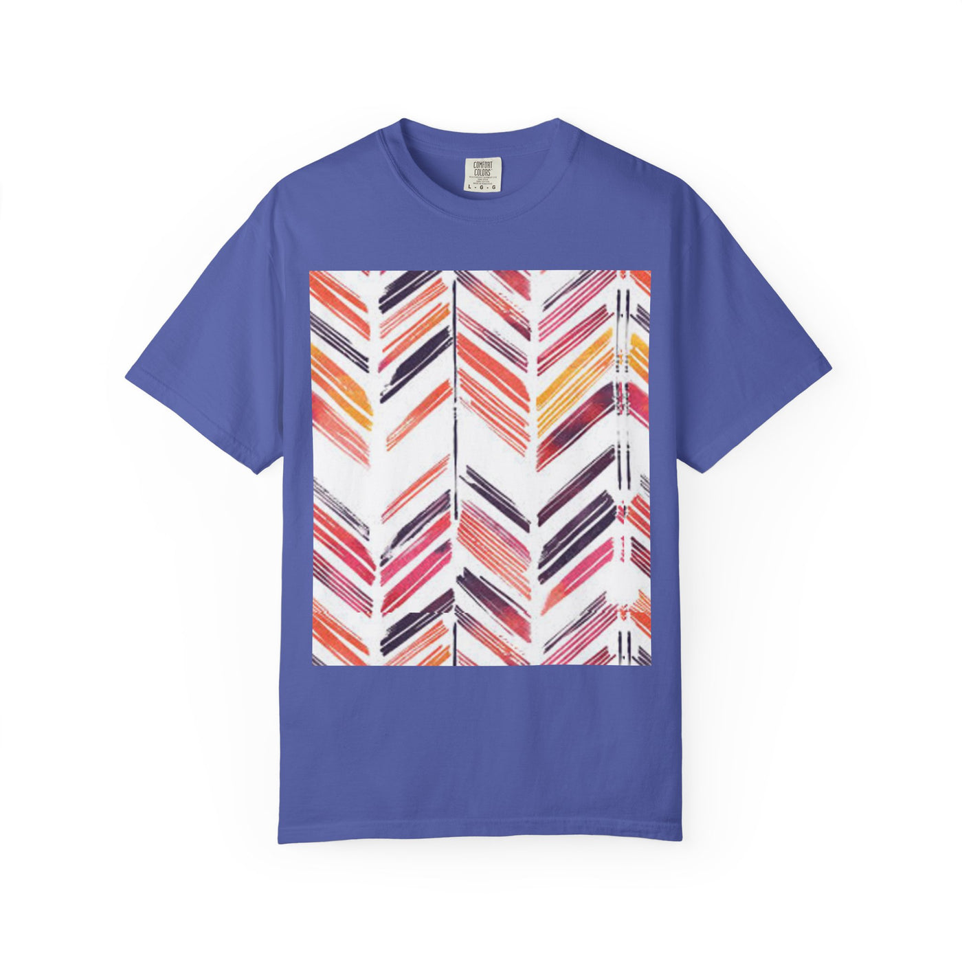 Colorful Patterned Unisex T-Shirt, Stylish Casual Tee, Gift for Her, Summer Wear, Boho Tees, Trendy Everyday Shirt