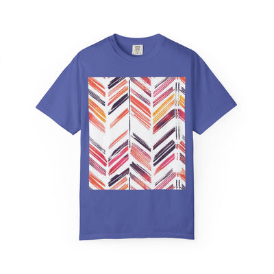 Colorful Patterned Unisex T-Shirt, Stylish Casual Tee, Gift for Her, Summer Wear, Boho Tees, Trendy Everyday Shirt