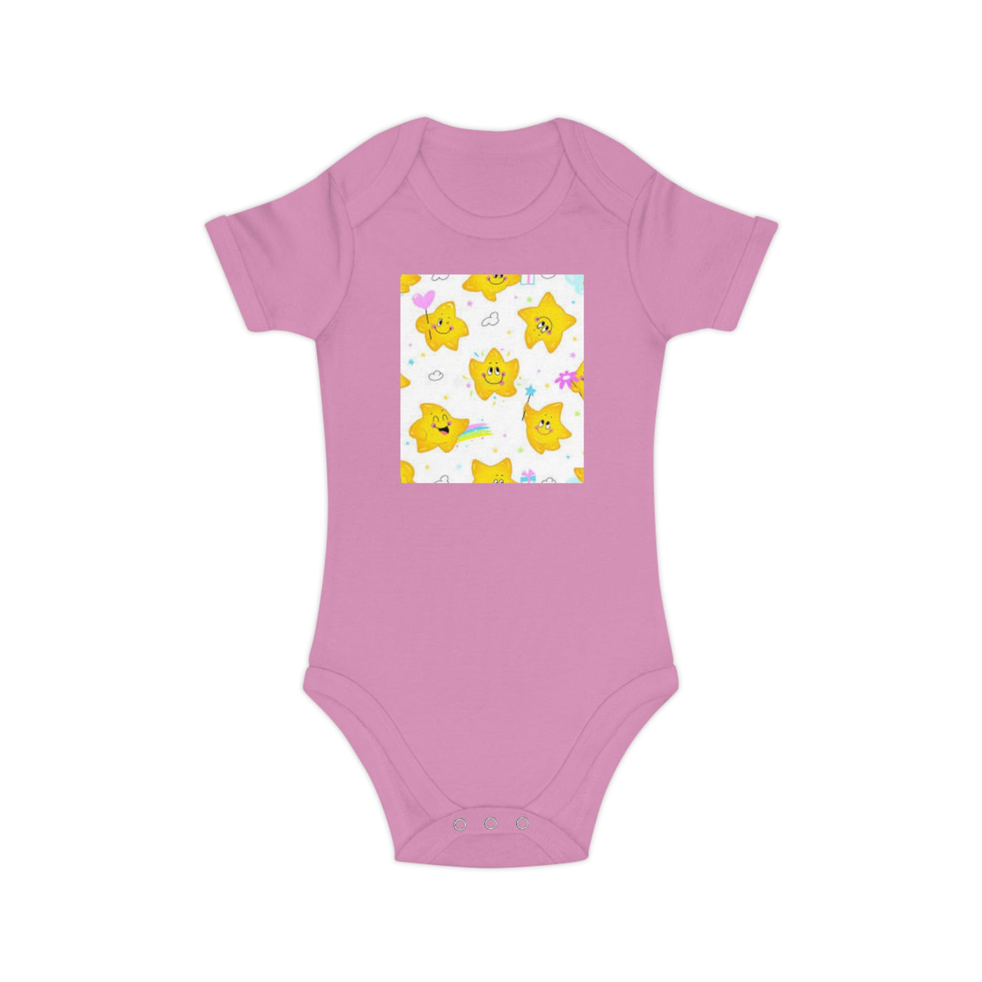 Adorable Starry Baby Bodysuit | Cute Infants' Outfit for Baby Showers, Birthdays, Playdates, Newborn Gifts, Festivals