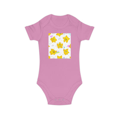 Adorable Starry Baby Bodysuit | Cute Infants' Outfit for Baby Showers, Birthdays, Playdates, Newborn Gifts, Festivals