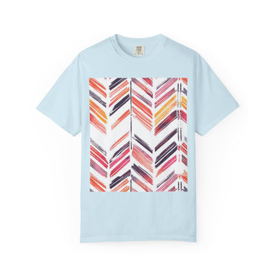 Colorful Patterned Unisex T-Shirt, Stylish Casual Tee, Gift for Her, Summer Wear, Boho Tees, Trendy Everyday Shirt