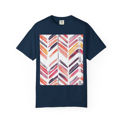 Colorful Patterned Unisex T-Shirt, Stylish Casual Tee, Gift for Her, Summer Wear, Boho Tees, Trendy Everyday Shirt