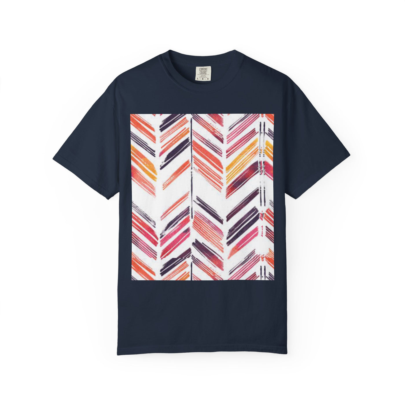 Colorful Patterned Unisex T-Shirt, Stylish Casual Tee, Gift for Her, Summer Wear, Boho Tees, Trendy Everyday Shirt