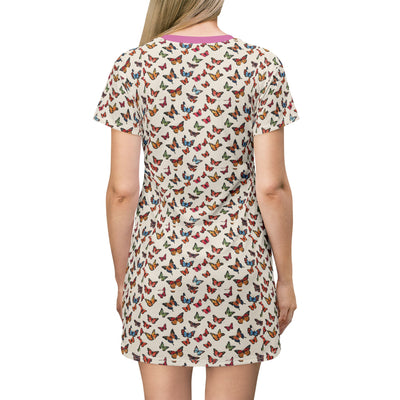 Feel the summer vibes with this butterfly design skirt, perfect for a day at the beach or a cozy night in. Relevant to women looking for cute and comfortable summer wear, suitable for holidays, beach vacations, and casual outings.