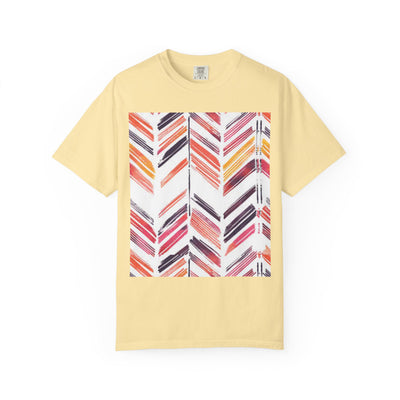 Colorful Patterned Unisex T-Shirt, Stylish Casual Tee, Gift for Her, Summer Wear, Boho Tees, Trendy Everyday Shirt