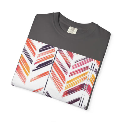 Colorful Patterned Unisex T-Shirt, Stylish Casual Tee, Gift for Her, Summer Wear, Boho Tees, Trendy Everyday Shirt