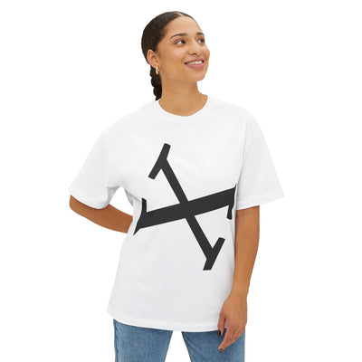 Unisex Oversized Boxy Tee - Relaxed Fit Casual Top