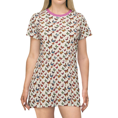 Feel the summer vibes with this butterfly design skirt, perfect for a day at the beach or a cozy night in. Relevant to women looking for cute and comfortable summer wear, suitable for holidays, beach vacations, and casual outings.