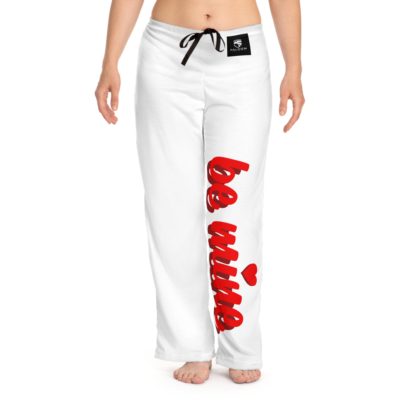 Be Mine Women's Pajama Pants, Cozy Sleepwear, Valentine's Day Gift, Cute Loungewear, Relaxation Pants, AOP Design