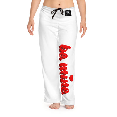 Be Mine Women's Pajama Pants, Cozy Sleepwear, Valentine's Day Gift, Cute Loungewear, Relaxation Pants, AOP Design