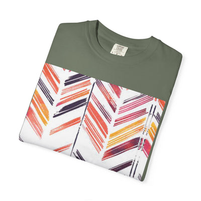 Colorful Patterned Unisex T-Shirt, Stylish Casual Tee, Gift for Her, Summer Wear, Boho Tees, Trendy Everyday Shirt