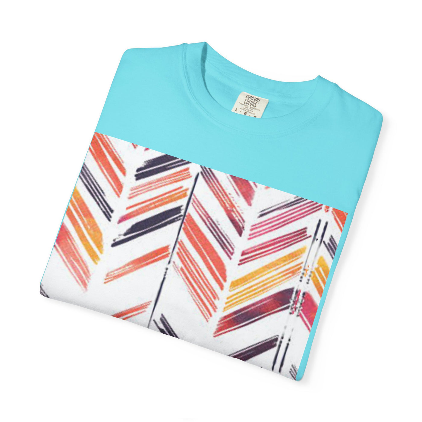 Colorful Patterned Unisex T-Shirt, Stylish Casual Tee, Gift for Her, Summer Wear, Boho Tees, Trendy Everyday Shirt