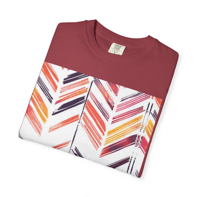 Colorful Patterned Unisex T-Shirt, Stylish Casual Tee, Gift for Her, Summer Wear, Boho Tees, Trendy Everyday Shirt