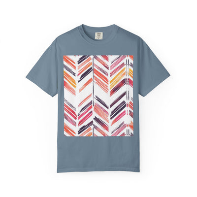 Colorful Patterned Unisex T-Shirt, Stylish Casual Tee, Gift for Her, Summer Wear, Boho Tees, Trendy Everyday Shirt